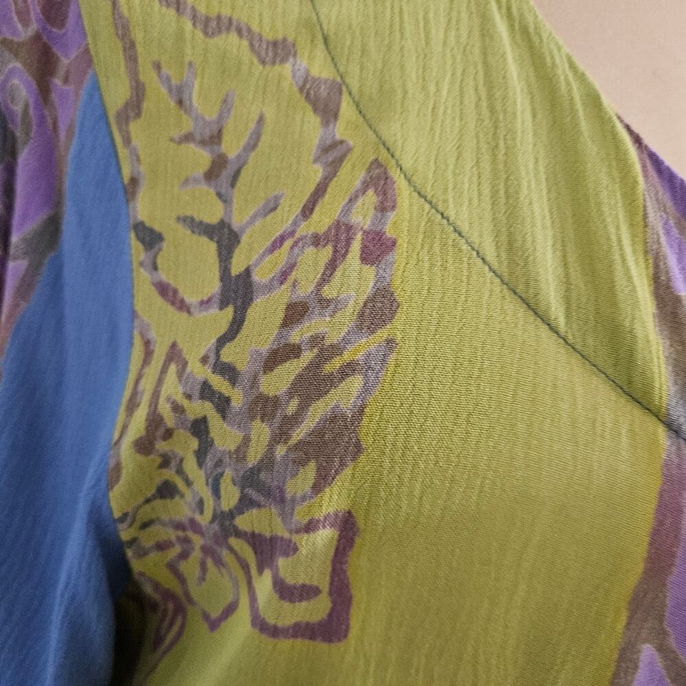 Soft Surroundings Cardigan Womens Large Kimono Colorful Boho Gypsy Hippie Cardi - Picture 7 of 15